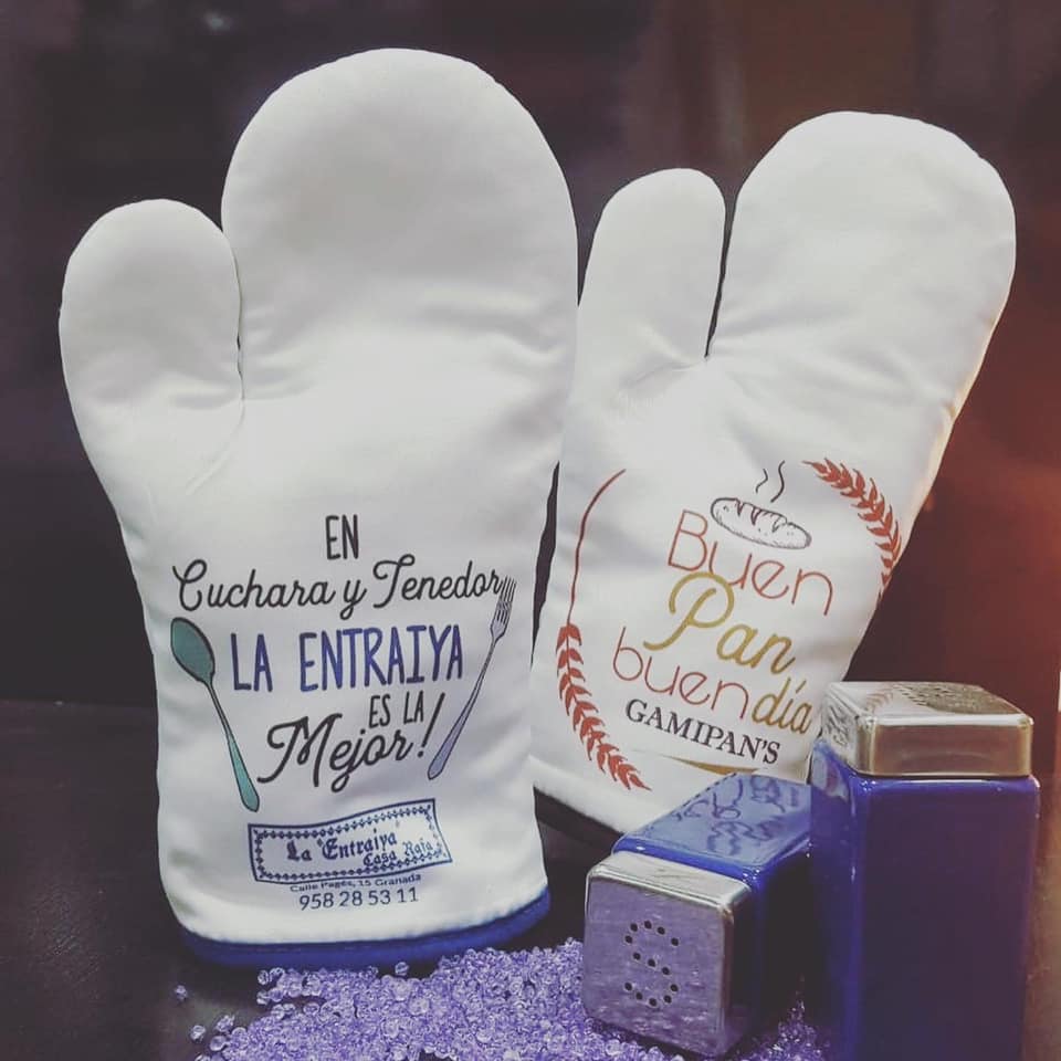 Manoplas cocina personalizadas